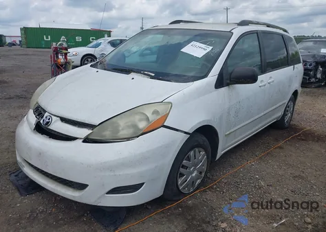 2006 Toyota Sienna Ce z USA, uszkodzony, nr VIN 5TDZA23C36S399658